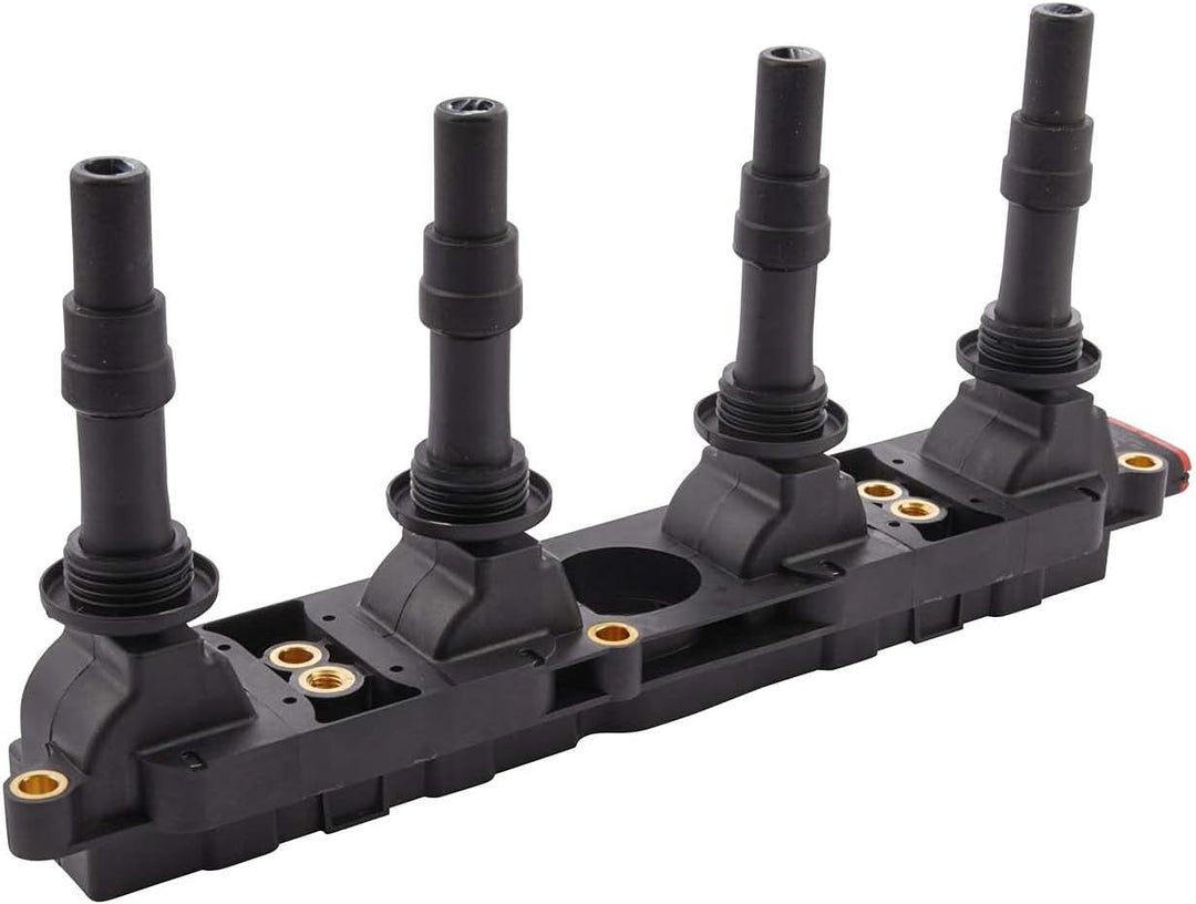 HELLA 8ET 009 142-031 Luftmassenmesser - Rohrstutzen & 5DA 358 000-041 Zündspule - 12V - 5-polig - B