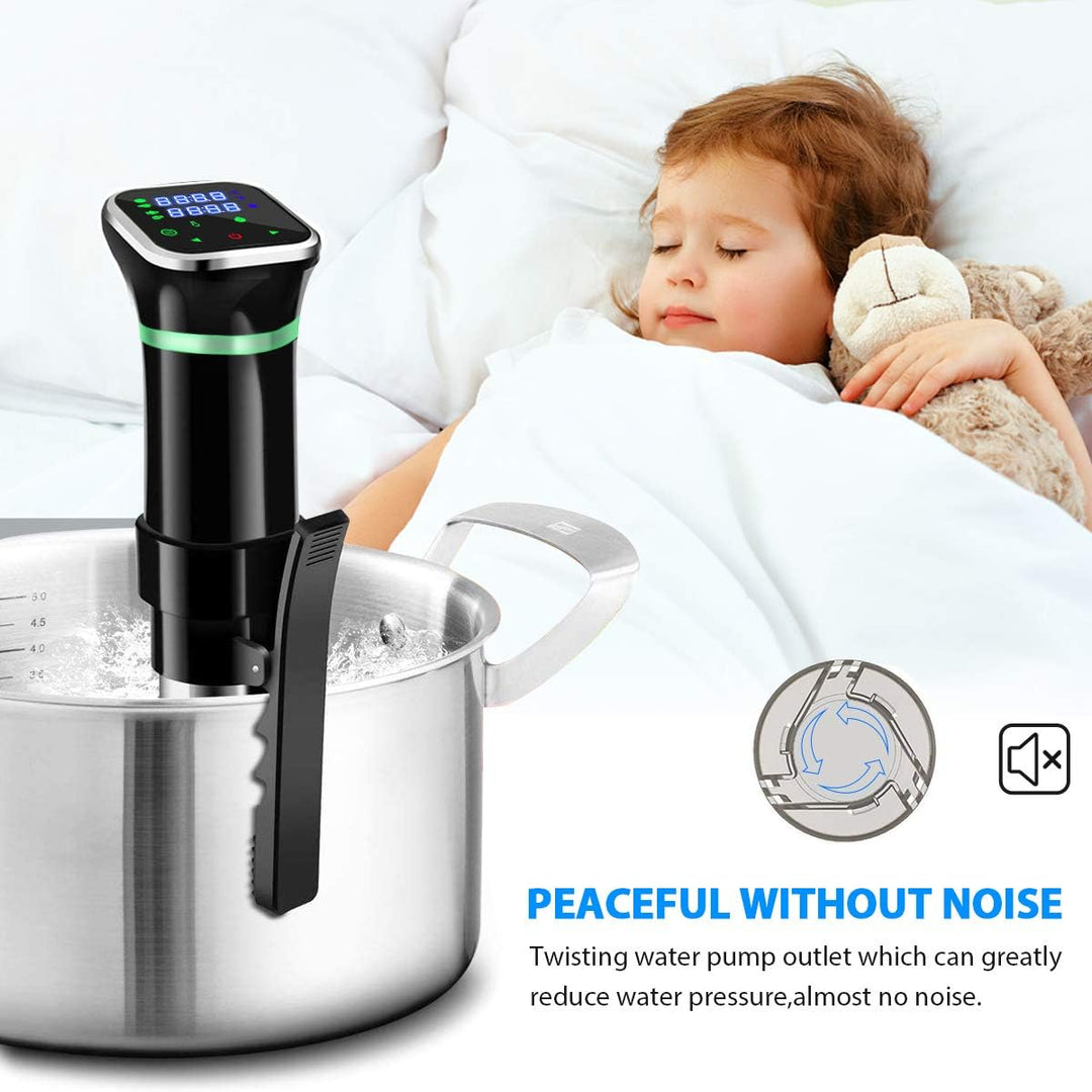 KEAWEO Sous Vide, 1100W Sous-Vide Garer Stick Präzisionskocher Immersion Tauchzikulator Präzisionsko