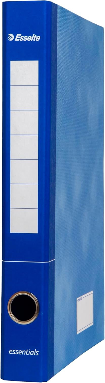Esselte 391965000 Ordner mit 2 Ringen, Rücken 4 cm, verschiedene Farben - 1 Gruppe mit 6 Ordnern