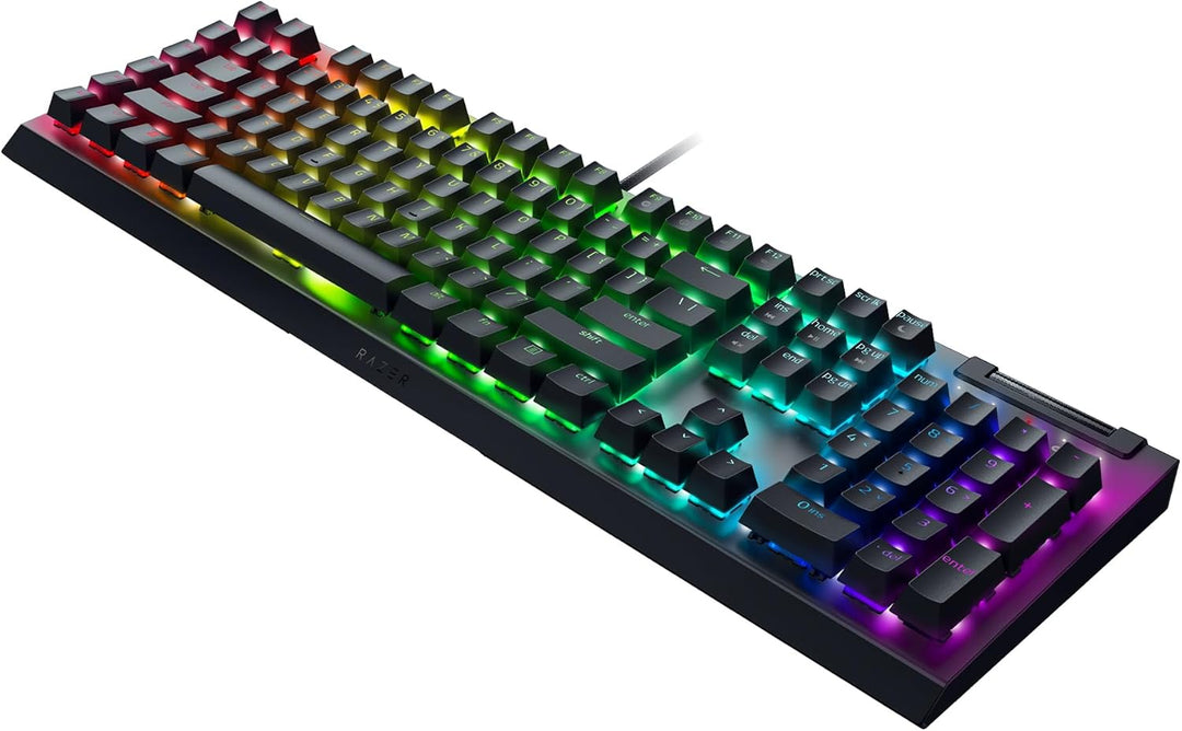 Razer BlackWidow V4 X (Green Switch) - Mechanische Gaming-Tastatur mit Razer Chroma RGB (Mechanische