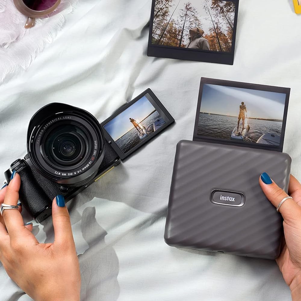 INSTAX Link WIDE Mocha Gray Mocha Gray Drucker, Mocha Gray Drucker