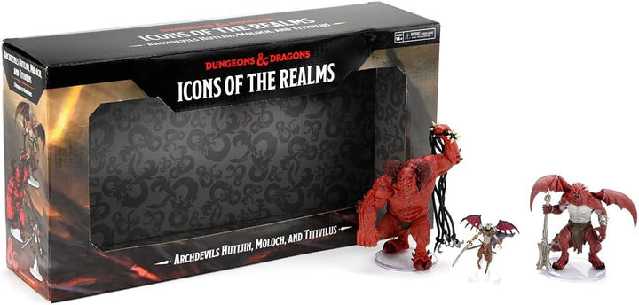 D&D Icons of the Realms: Archdevils - Hutijin, Moloch, Titivilus | DnD Miniaturen