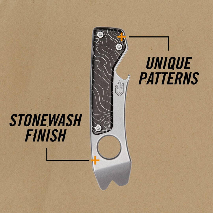 Gerber Multi-Tool mit 6 Funktionen, Chonk, Mit Gürtel-Clip und Flaschenöffner, Gewicht: 68 g, Länge: