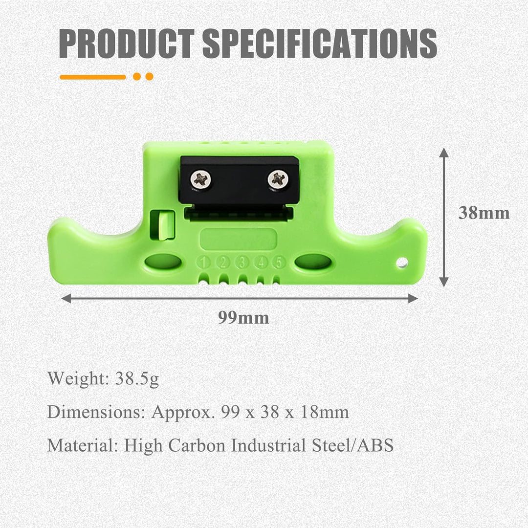 Abisolierer, Abisolierzange Mit Schlossdesign, Kabel Entmantler Geeignet für Lichtwellenleiter mit e
