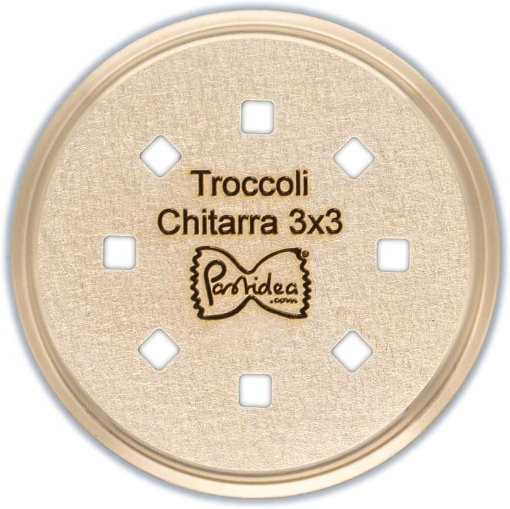 Pastidea - Matrize Zubehör Troccoli/Spaghetti Quadri alla Chitarra 3x3mm kompatibel mit Kenwood Past