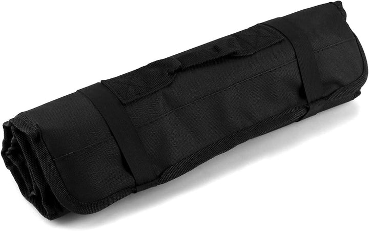 QWORK® Messer-Rolltasche mit 22 Fächern, Tragbare Oxford Messertasche Werkzeugtasche für Freizeit un