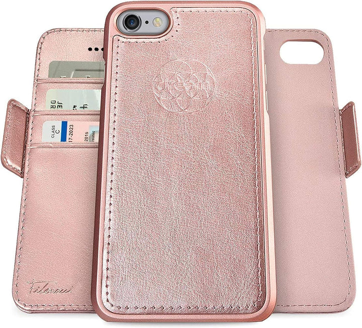 Dreem Fibonacci 2in1 Handyhülle Flipcase für iPhone 6/6s Plus | Magnetisches iPhone Case | TPU Etui