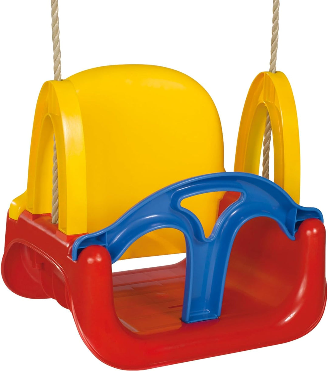 Simba 107174109 - 3 in 1 Schaukel, Seil vormontiert, Schaukelhöhe ca. 120cm, Sitzbreite 28cm