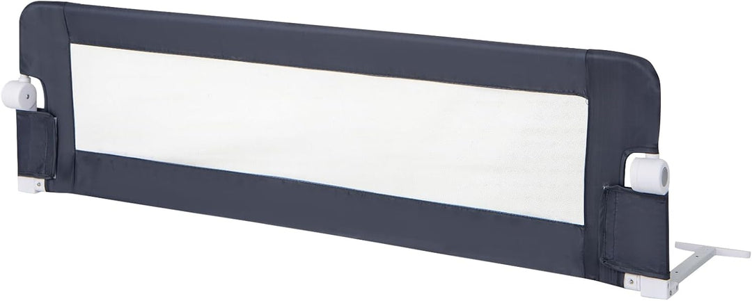 COSTWAY Bettgitter klappbar, Bettschutzgitter mit Verstellbarer Gurte, EIN-klick-Faltung, Rausfallsc