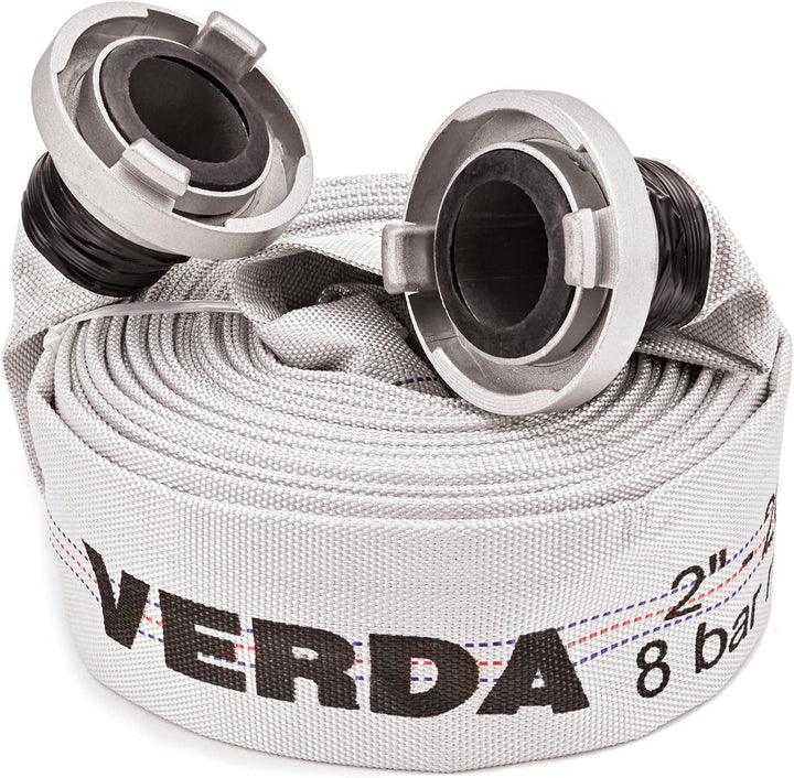 Schlauch 2" mit C Storz Flachschlauch Bauschlauch Feuerwehrschlauch 2'' 20m WZ20