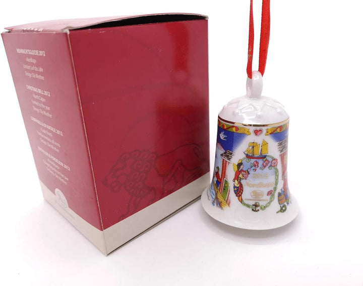 Hutschenreuther Porzellanglocke Weihnachtsglocke 2012 OVP