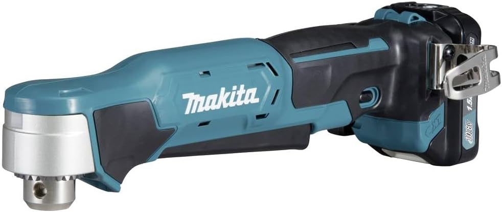 Makita DA332DSYJ Akku Winkelbohrmaschine 10,8 V, Ladegerät im Makpac, Petrol, mit 2x Akku 1,5 Ah Lad
