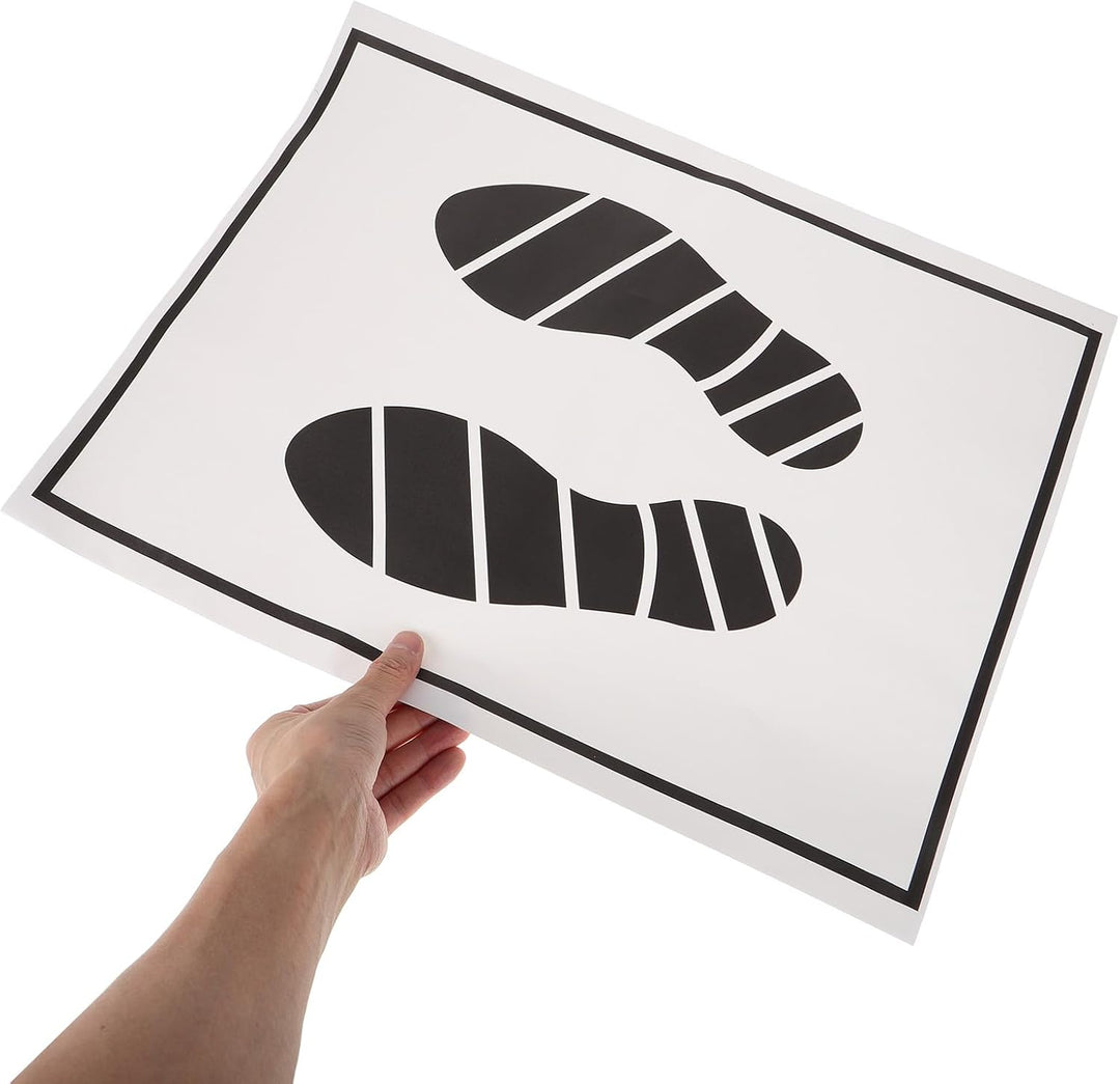 CLISPEED 50 Stück Auto-Fussmatten Autoteppich Papiermatten Einweg-Fussmatten Premium-Auto-Papier-Fus