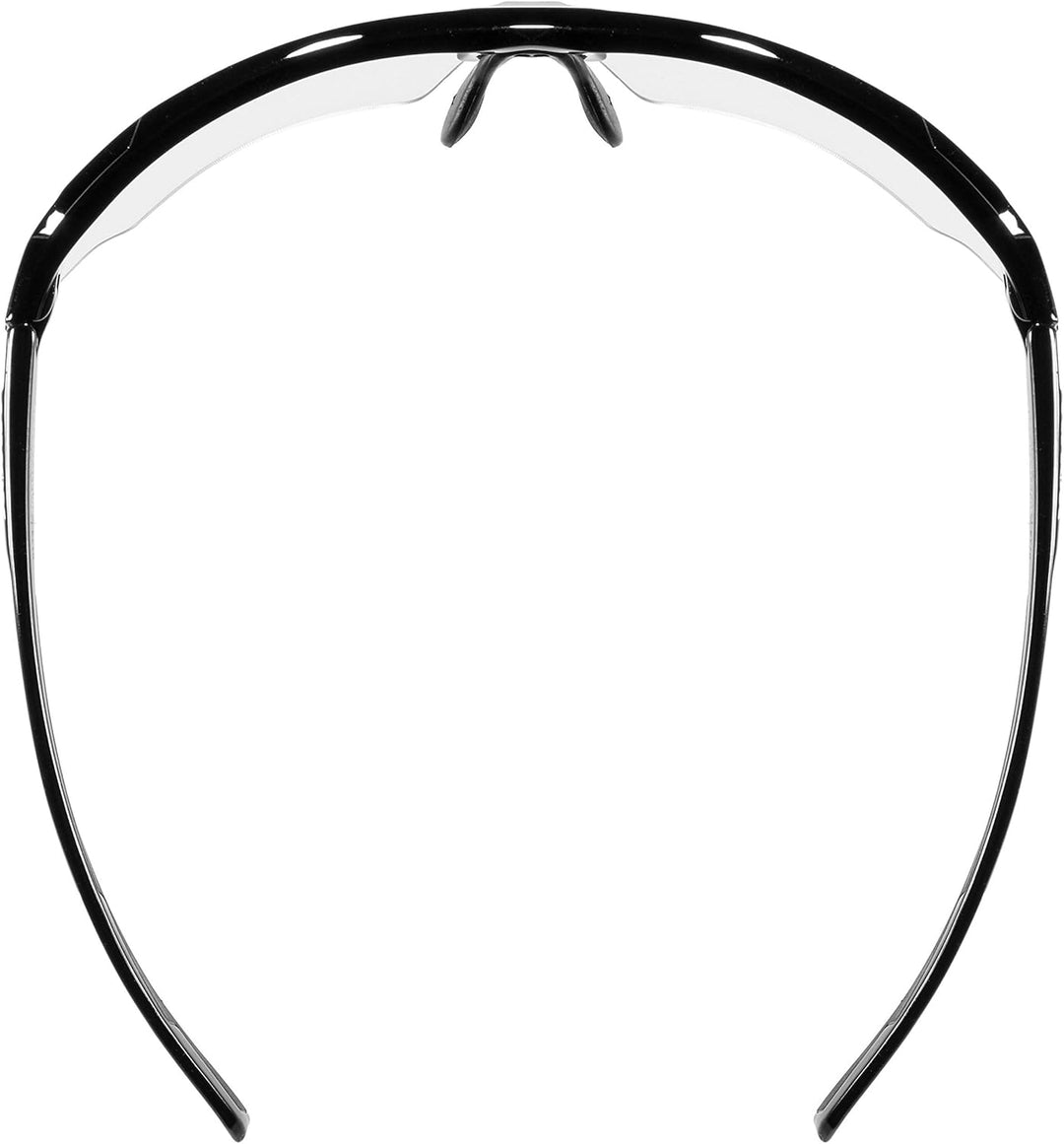 uvex Unisex – Erwachsene, sportstyle 802 V Sportbrille, selbsttönend, black/smoke, one size