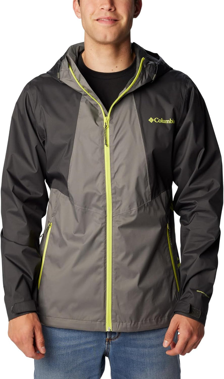 Columbia Herren Inner Limits 2 Jacket Wasserdicht Regenjacke (1er Pack), City Grey/Shark