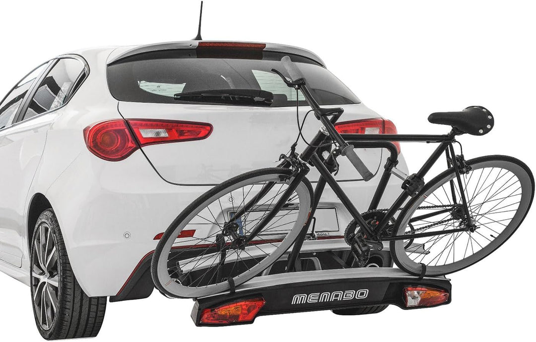 Menabo Fahrradträger Merak K Anhängerkupplung Heckträger 2 Fahrräder | Heckträger Fahrrad Faltbar Ab