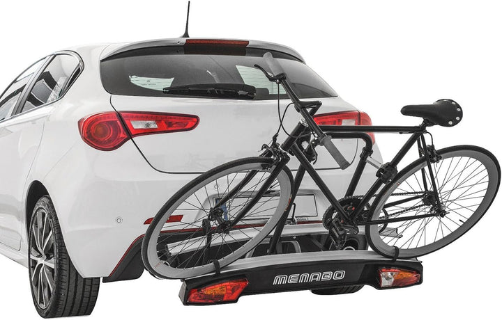 Menabo Fahrradträger Merak K Anhängerkupplung Heckträger 2 Fahrräder | Heckträger Fahrrad Faltbar Ab