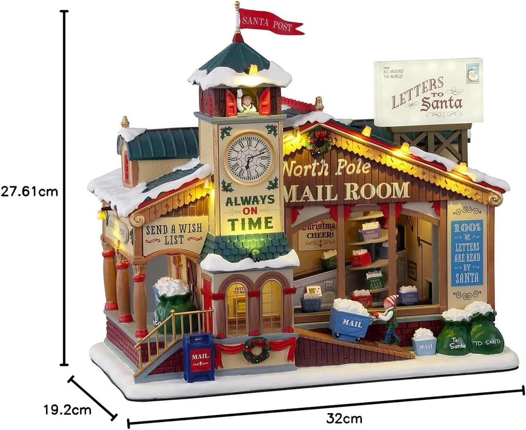 Lemax 15733-UK Santa's Wonderland Sights & Sounds: North Pole Mail Room