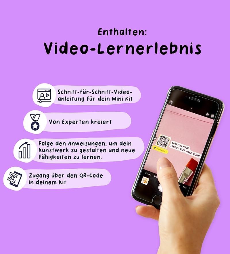 Pott'd Mini-Töpfer-Sets | Lufttrocknendes Töpferset für Erwachsene | Mit Farben, Töpferwerkzeugen un