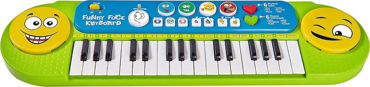 Simba 106834250 - My Music World Funny Keyboard, 32 Tasten, 8 Demos, 6 Rhythmen, 4 lustige Geräusche
