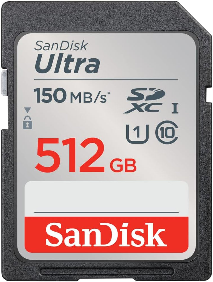 SanDisk Ultra SDXC UHS-I Speicherkarte 512 GB (Für Kompaktkameras der Einstiegs- und Mittelklasse, F
