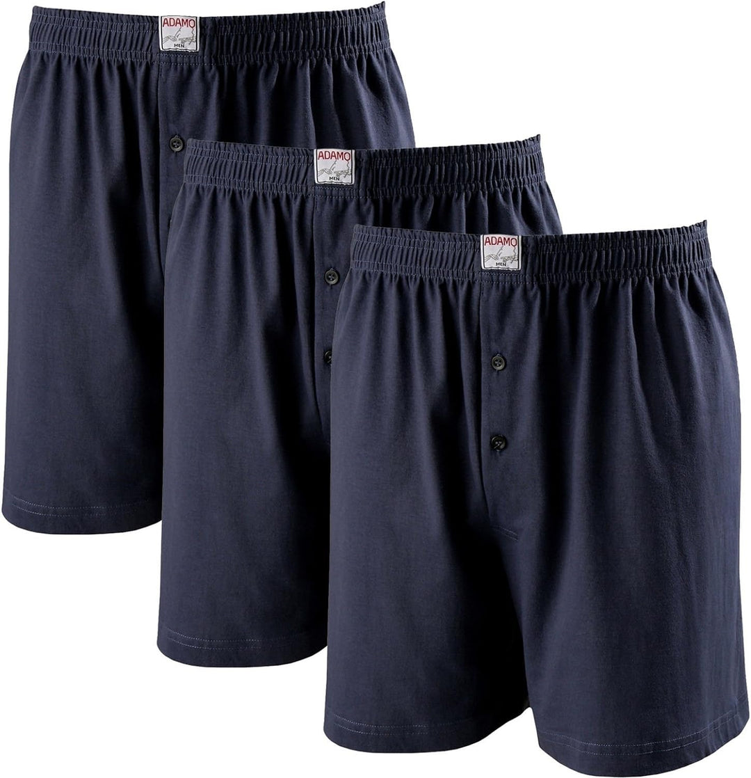 ADAMO 3er Pack Boxershort James grosse Grösse 20-8XL, Grösse:8XL;Farbe:Blau