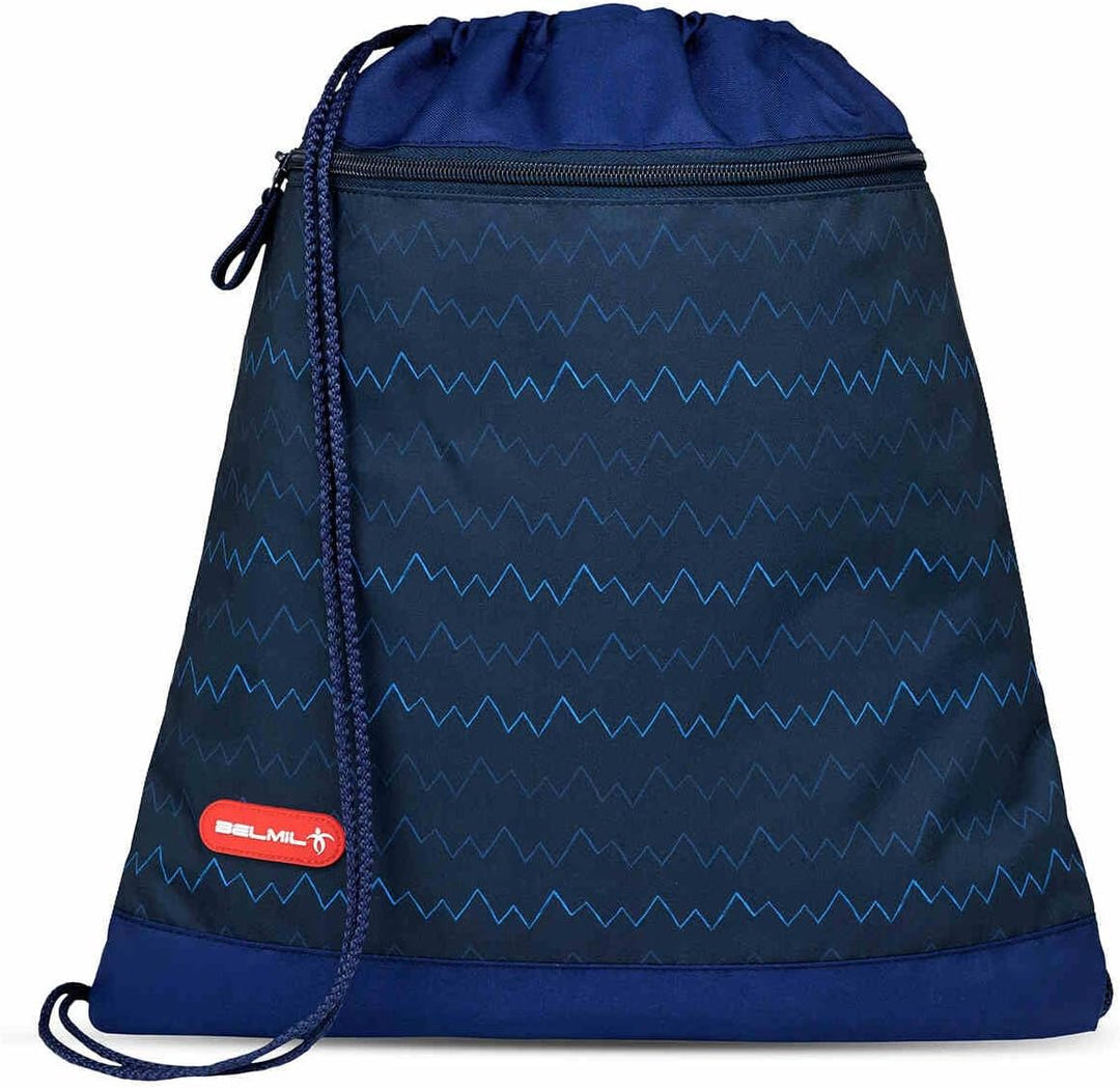 Belmil Classy Plus Schulranzen Set 6-teilig mit extra Schlüsselanhänger (405-78AG/S/K) (Wolves), Wol