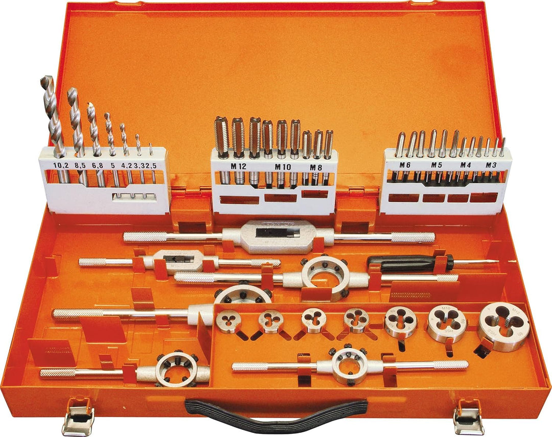 Projahn Gewinde Schneidzeug Satz HSS-G 44 teilig M3-M12 91004