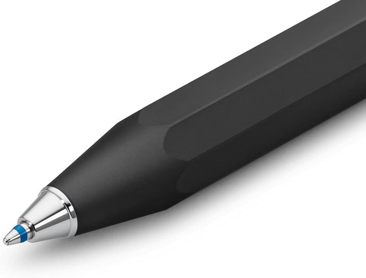 Kaweco 10000100 Al Sport Black Business Kuli aus hochwertigem Aluminium I 12 g leichter Taschen-Kuge