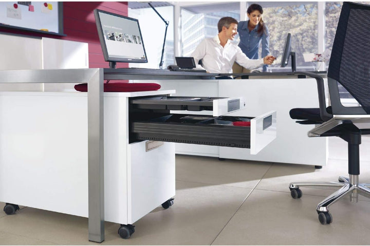 Hettich 46748 Systema TOP 2000 Container-Set SIL Sys,Voll-/Überauszug,ET 530,alu, Aluminium, Alumini