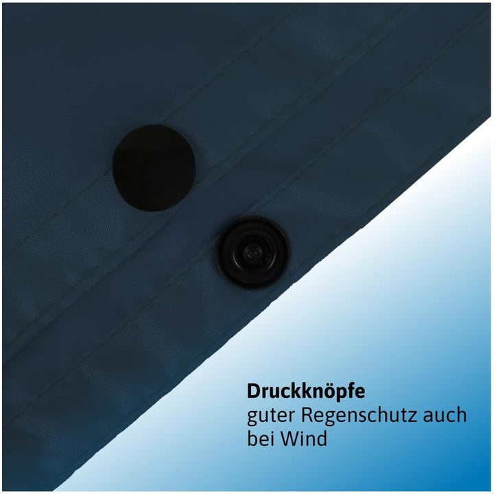 Dönges 4-in-1 Regenponcho mit Ärmeln in 4 Farben | Atmungsaktiv, Wasserdicht & Vielseitig mit Brustt