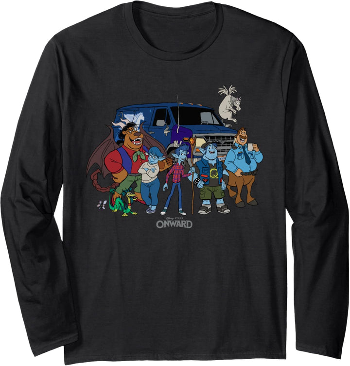 Disney PIXAR Onward Group Snapshot Langarmshirt