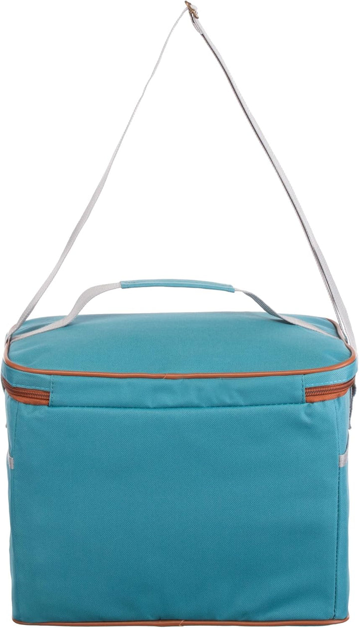 Brandsseller Kühltasche 19 Liter ca. 35 cm x 23 cm x 24 cm Faltbare Kühlbox Thermo-Shopper Strandtas