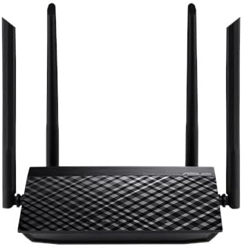 ASUS RT-AC1200 V2 Router (WiFi 5 AC1200 MIMO, 4x Fast Ethernet LAN, App Steuerung, DFS, IPv6) RT-AC1