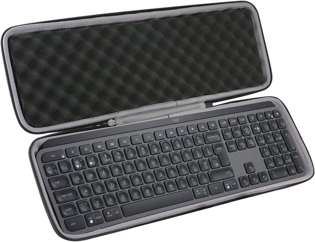 co2CREA case Harte reiseschutzhülle Etui Tasche für Logitech MX Keys/MX Keys S/MX Keys Plus Fortschr