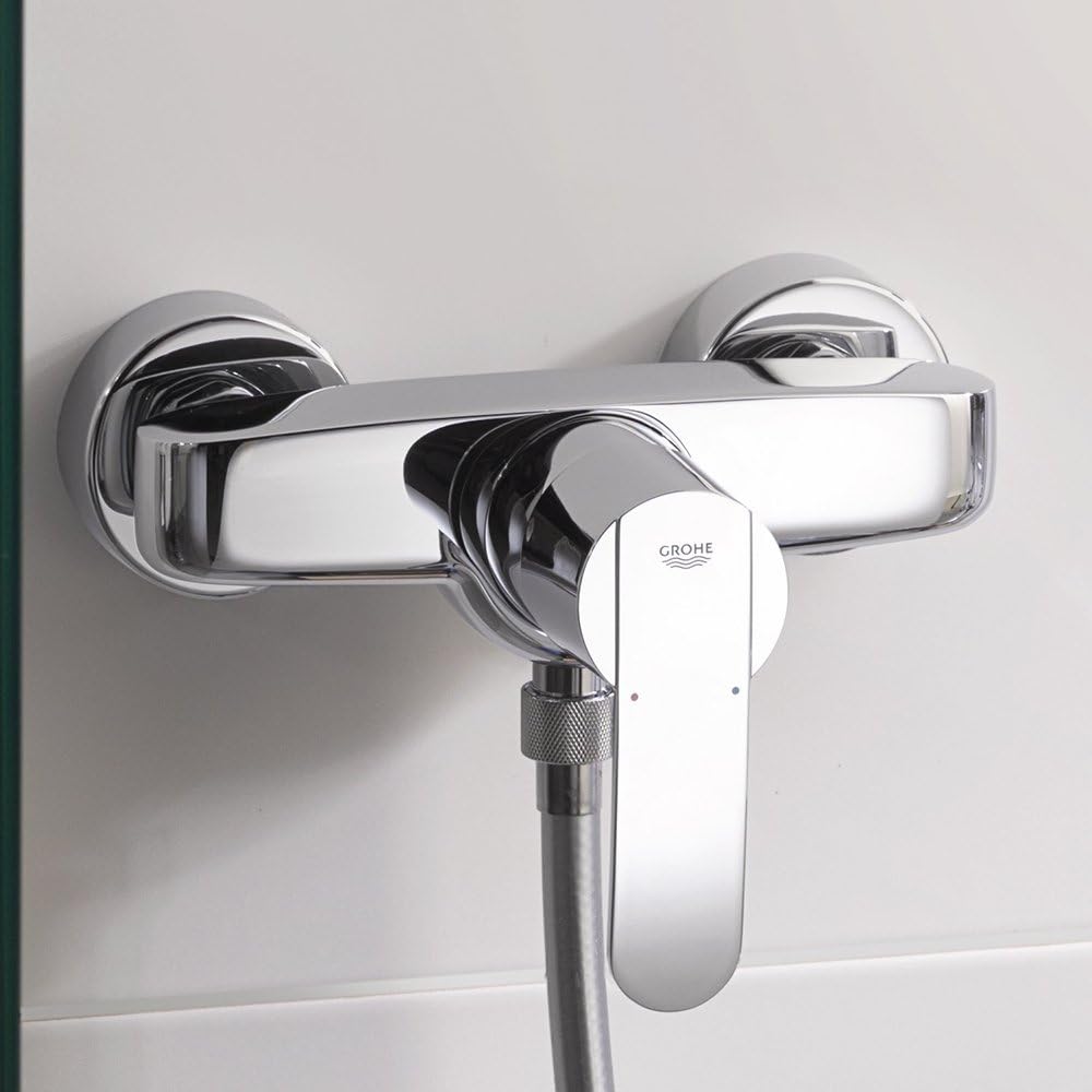 Grohe Duscharmatur Wave Cosmopolitan, 23208000, Einhandmischer für Brause mit Mengenbegrenzung, Rück