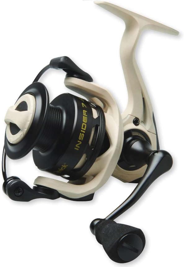 DAM Angelrolle Quick Insider 7 FD (Rundknauf) - Robuste Profi Karpfenrolle, Welsrolle Safari Design