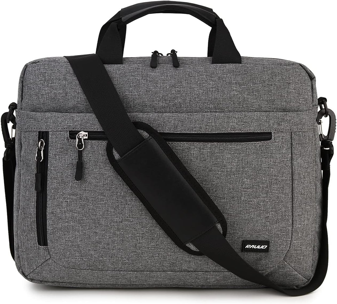 RAVUO Laptoptasche Herren, Laptop Aktentaschen 15.6 zoll Umhängetasche Wasserdichte Computertasche T