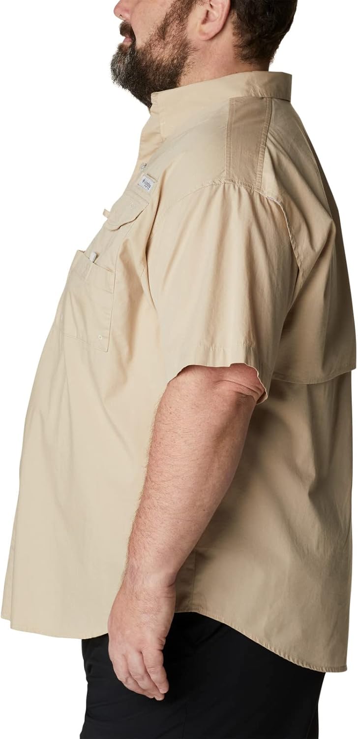 Columbia Herren Bonehead Kurzarm-Shirt Fossil 3X Tall, Fossil 3X Tall