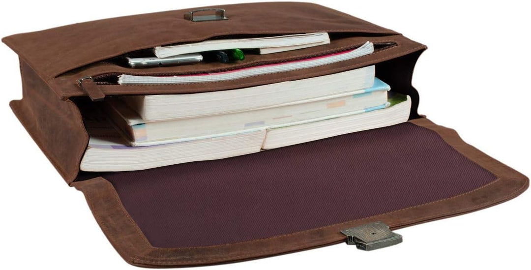 STILORD 'Jonathan' Elegante Aktentasche klassische Büro Business Schultertasche gross 15,6 Zoll mit