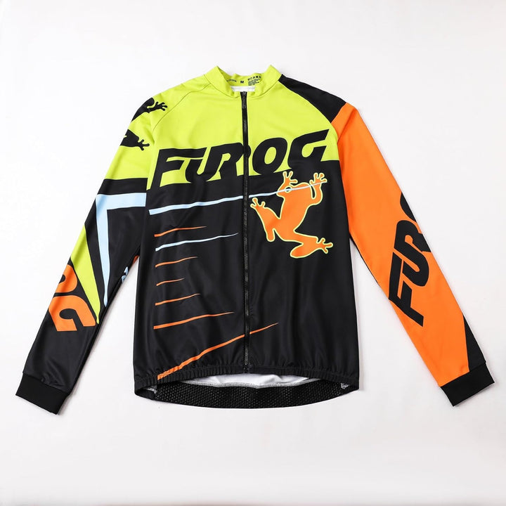 UGLY FROG ZRSY23Fu Herren Radtrikot Fahrradtrikot Langarm, Winter Vlies Warm Leicht Fahrradbekleidun