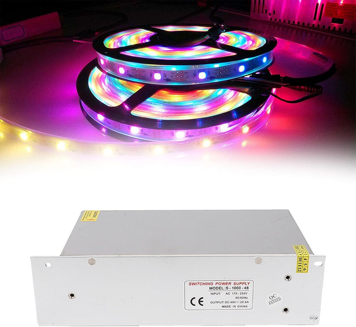 DC48V-Netzteil Treiberadapter Aluminiumlegierungsschalter-Netzteil für LED(S-1000-48(48V/20.8A/1000W