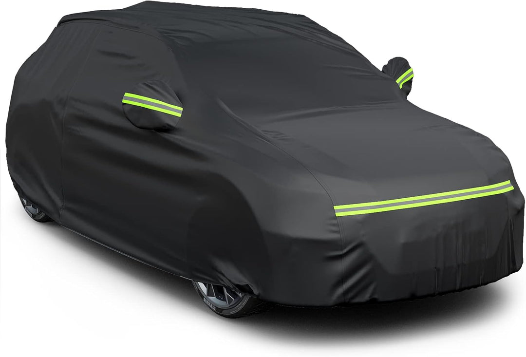 Favoto Auto-Abdeckung für SUVs, universelle Passform, 477.5 cm bis 502.9 cm, mit Reissverschluss, So