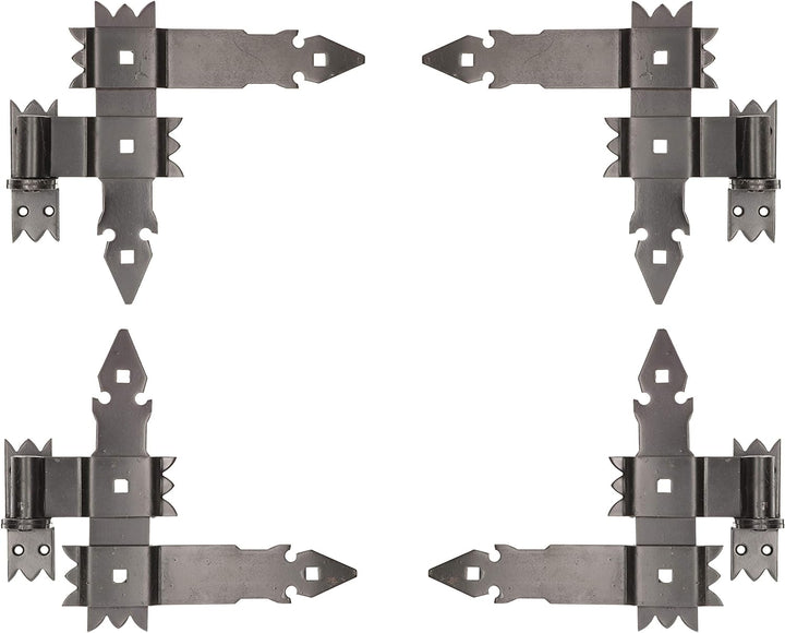 KOTARBAU® 4tlg.Winkelbänder 250 x 250 mm Geschmiedet Antik für Fensterladen Tore Garagen, 250 x 250
