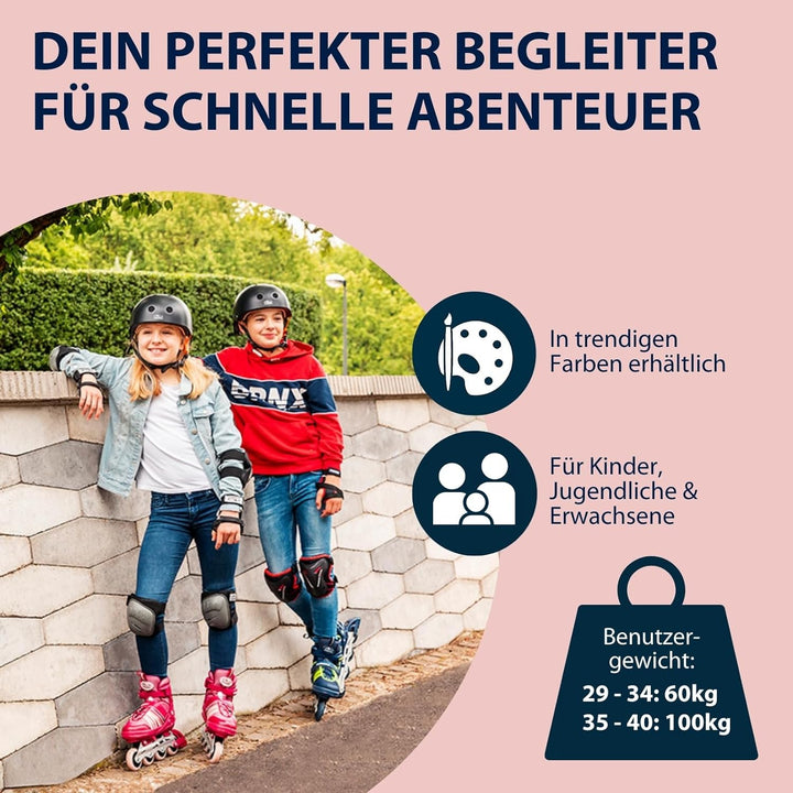 HUDORA Inlineskates Comfort, Softboot Inliner für Kinder, Jugendliche und Erwachsene - Verschiedene