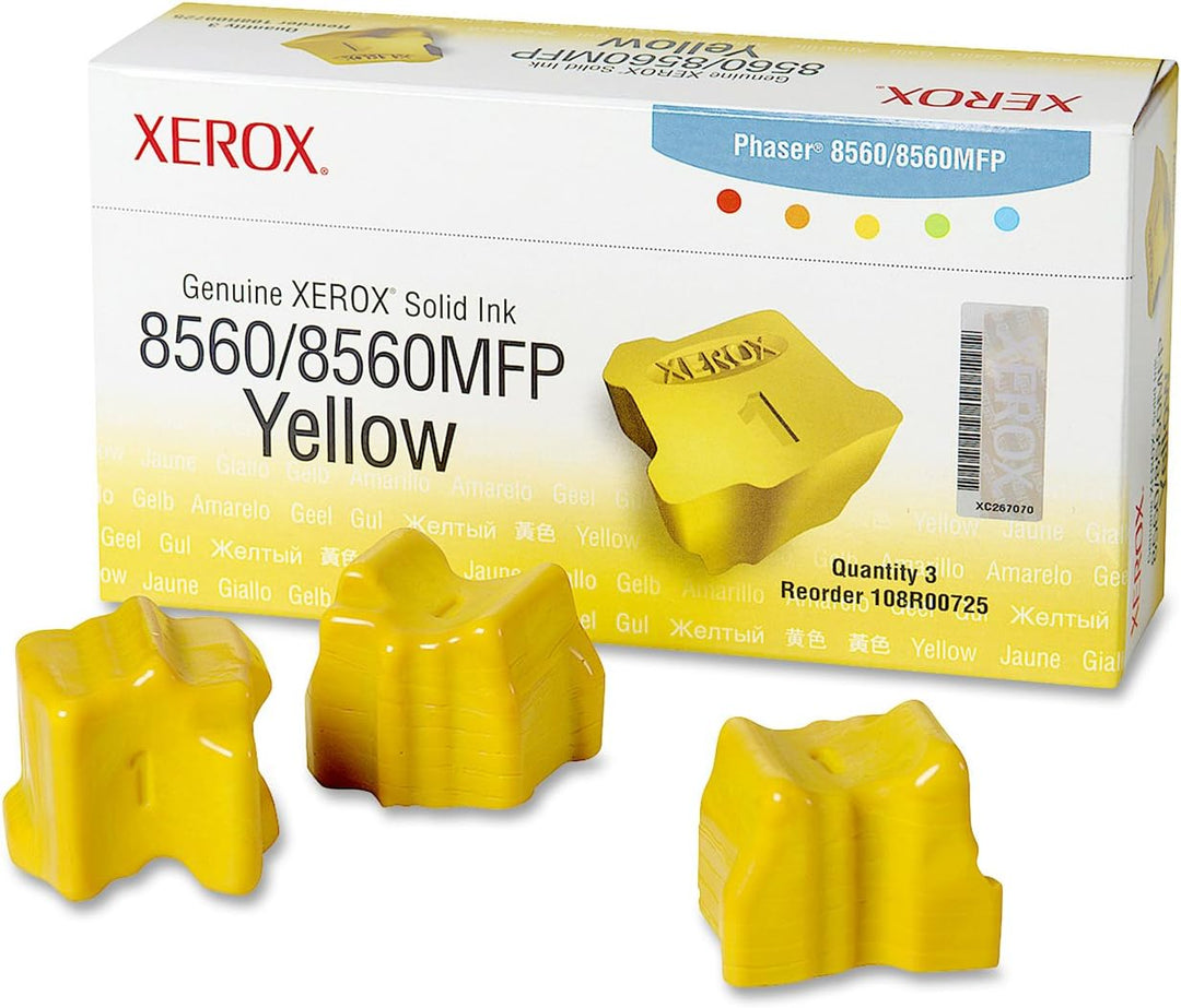 Xerox Solid Ink für PH8560/8560MFP, 3-Stück, gelb