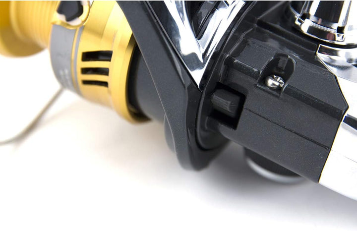 Shimano SH2500R Spinning Angelrolle mit Heckbremse, Schwarz