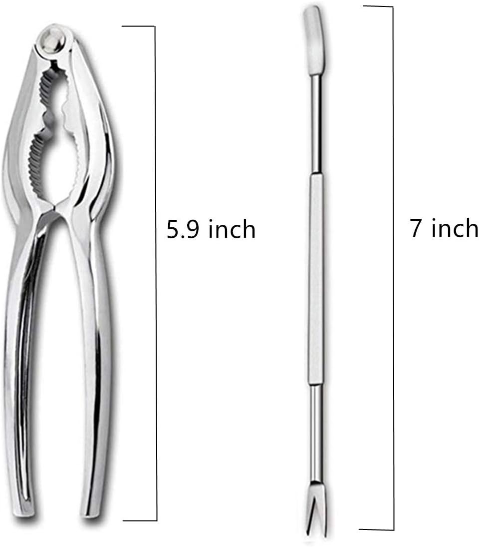 Artcome Meeresfrüchte Werkzeug Set mit 6 Hummer Krabben Cracker und 7 Gabeln Nusscracker Set