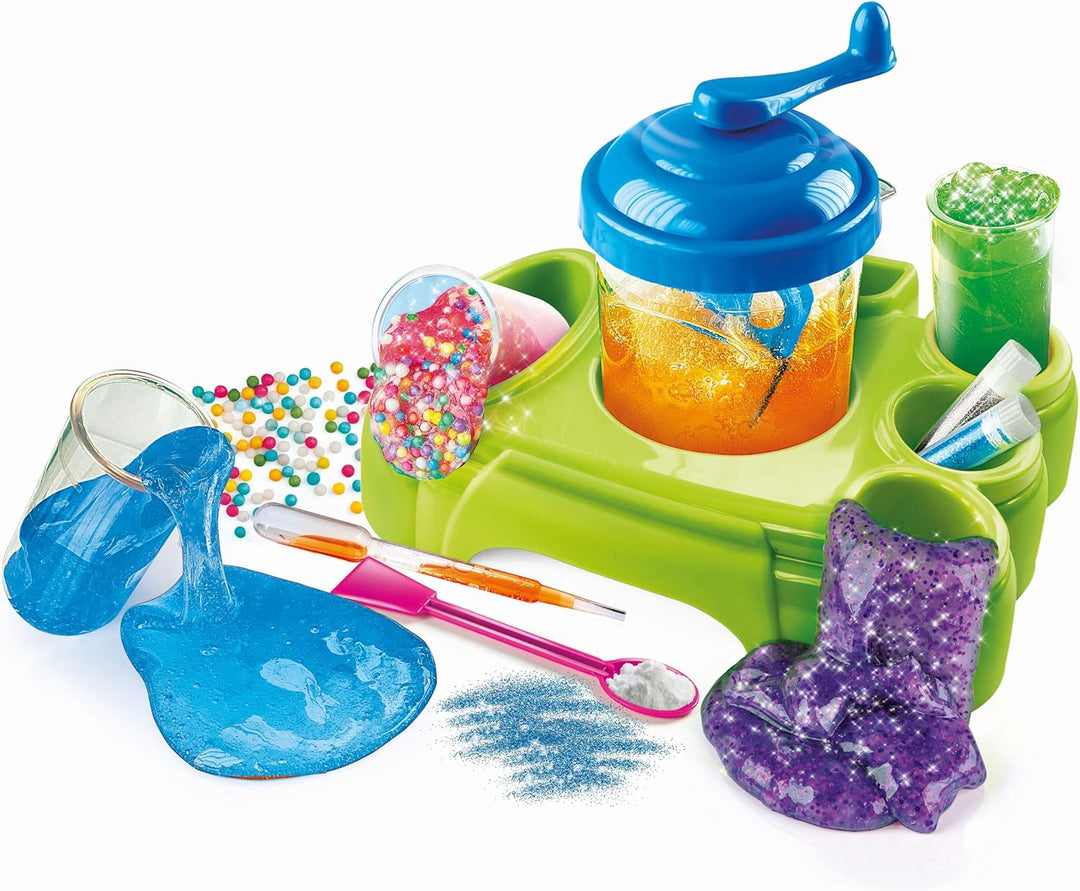 Clementoni Galileo Fun – Das Schleim-Labor, lustige Experimente mit bunten Substanzen und Glibber, S