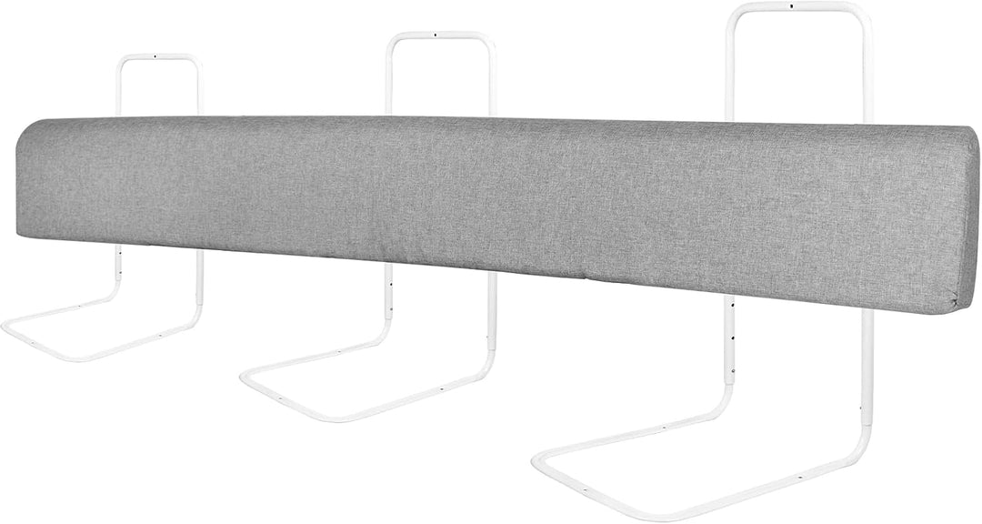 UISEBRT Bettgitter Bettschutzgitter 200cm Rausfallschutz für Kinderbett 5-Loch Höhenverstellbar Bett